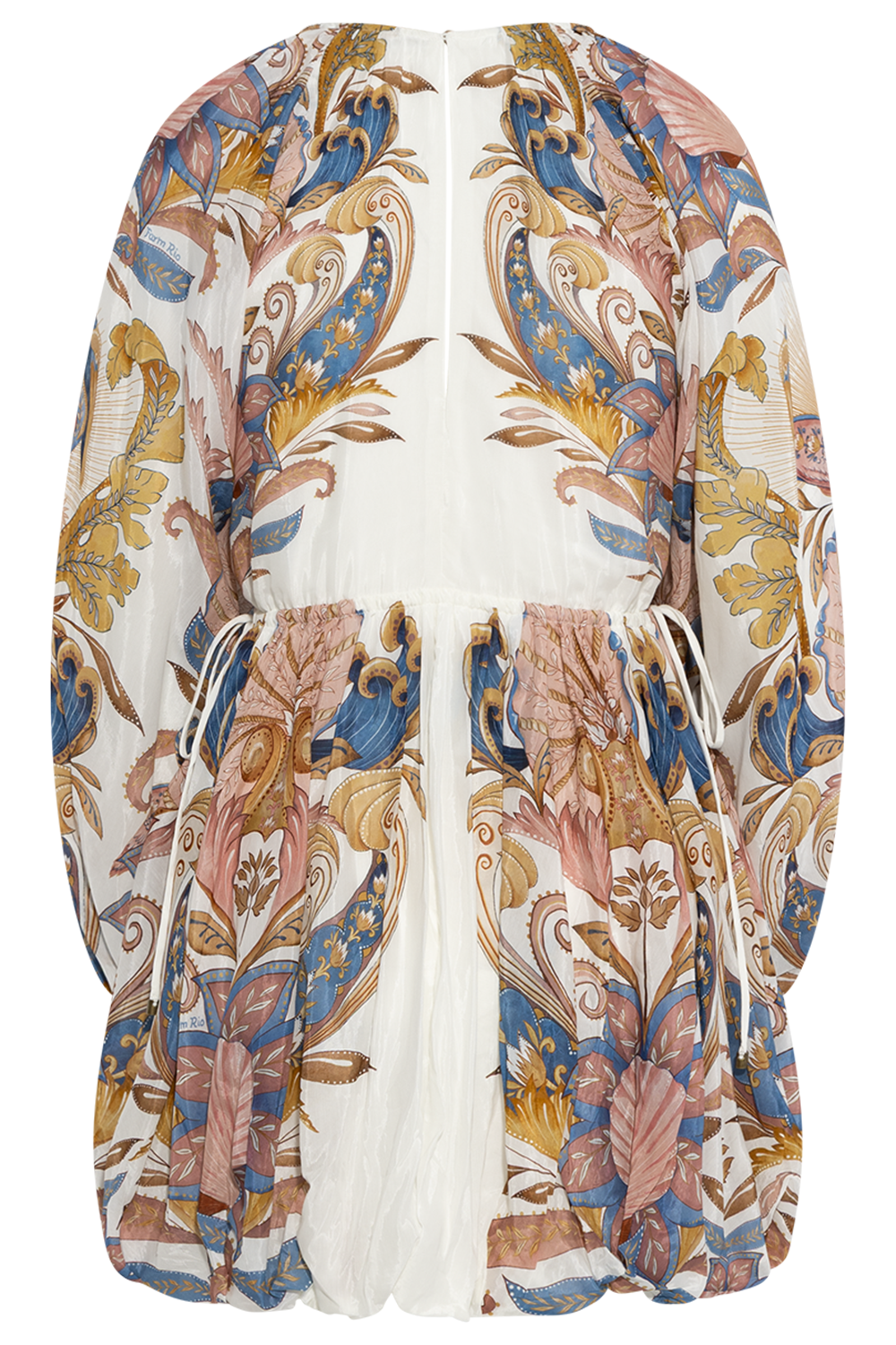 Mini Bubble Dress - Sea Garden Off-White