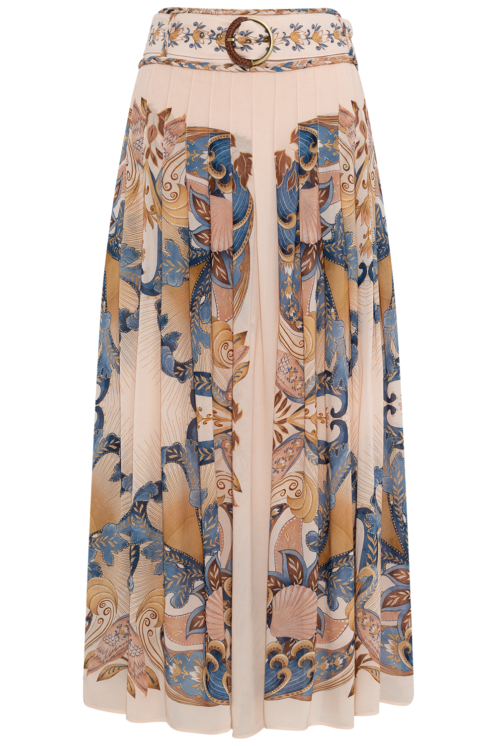 Maxi Skirt - Sea Garden Scarf Soft Pink
