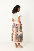 Maxi Skirt - Sea Garden Scarf Soft Pink