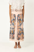 Maxi Skirt - Sea Garden Scarf Soft Pink