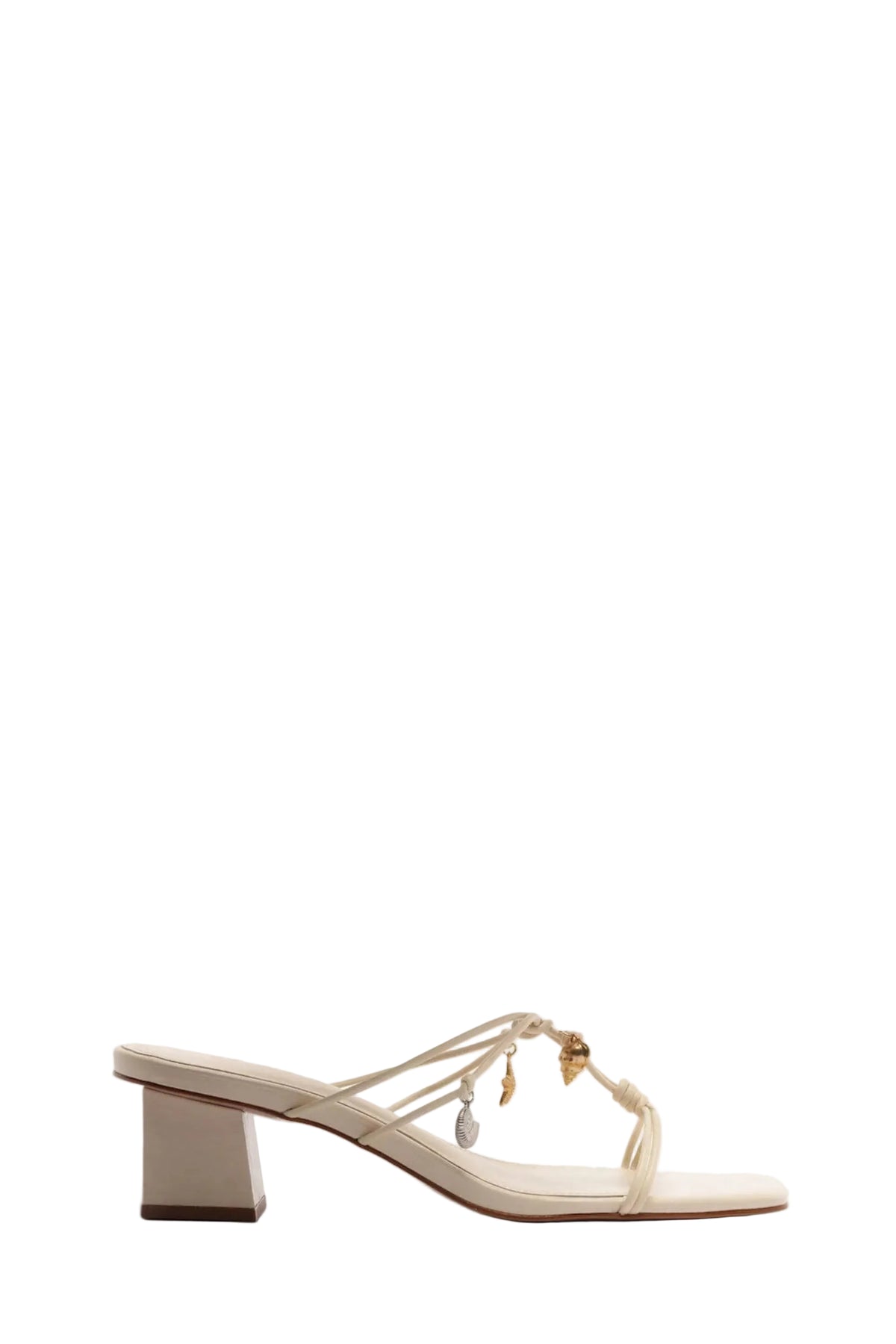 Sea Block Heel Sandal - Ivory