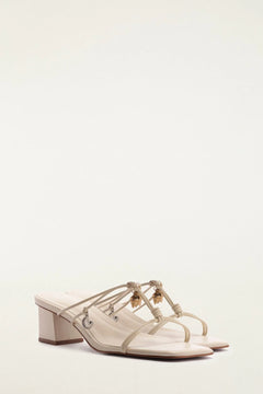 Sea Block Heel Sandal - Ivory