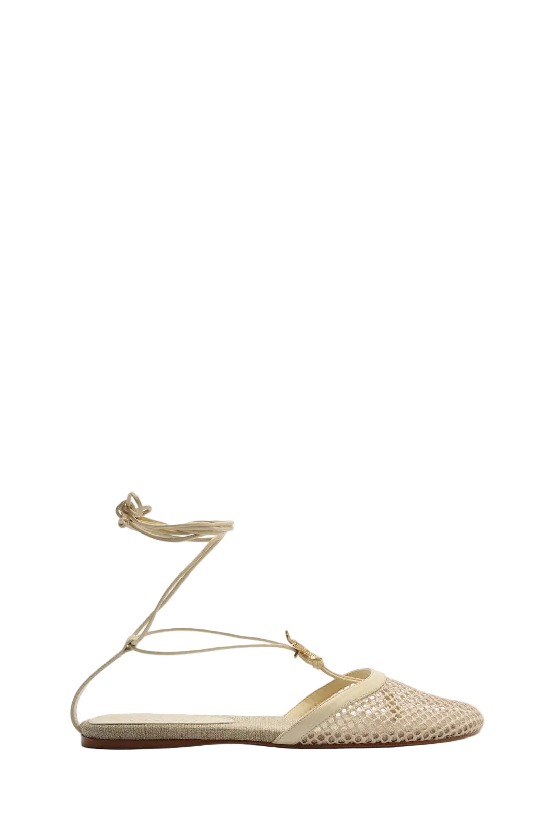 Sea Lace Up Mule - Ivory