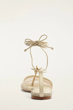 Sea Lace Up Mule - Ivory