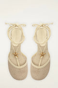 Sea Lace Up Mule - Ivory
