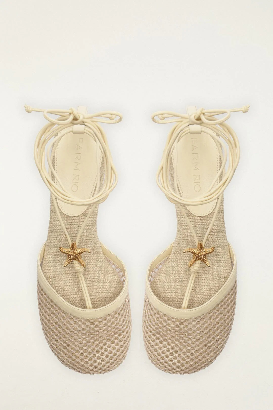 Sea Lace Up Mule - Ivory