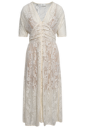 Adeliaic Long Dress - Off White Lace