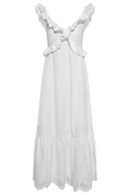 Melbaic Dress - White Embroidery