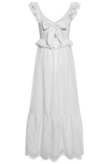 Melbaic Dress - White Embroidery
