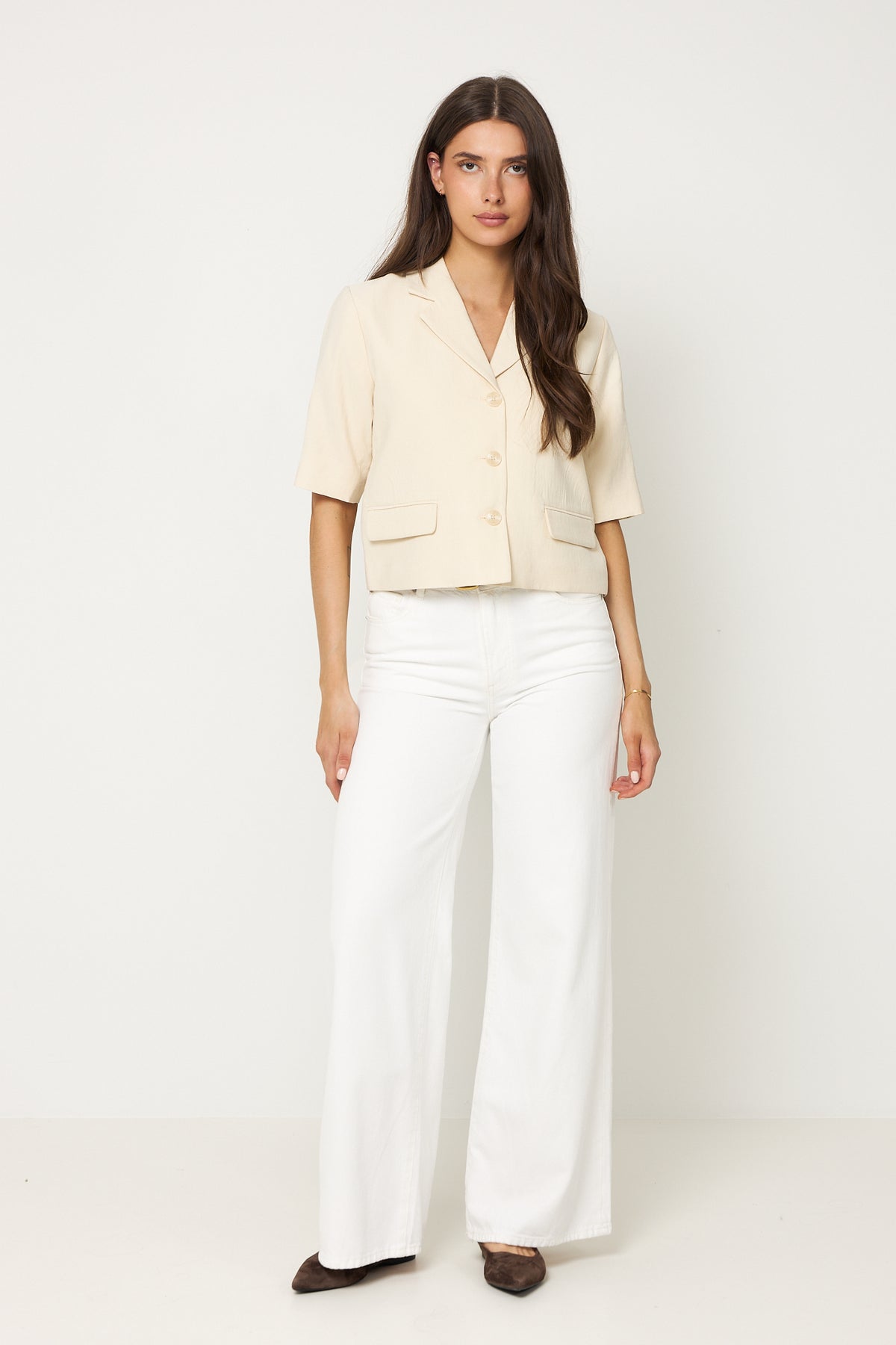 Keeley Edelmira 2/4 Blazer - Bleached Sand