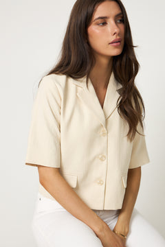 Keeley Edelmira 2/4 Blazer - Bleached Sand