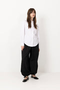 Roxane Balloon Linen Pants - Black