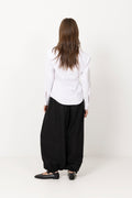 Roxane Balloon Linen Pants - Black