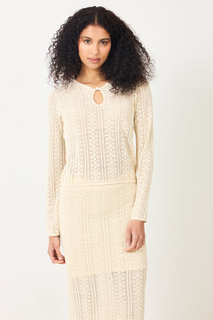 Celestina Pullover - Bleached Sand