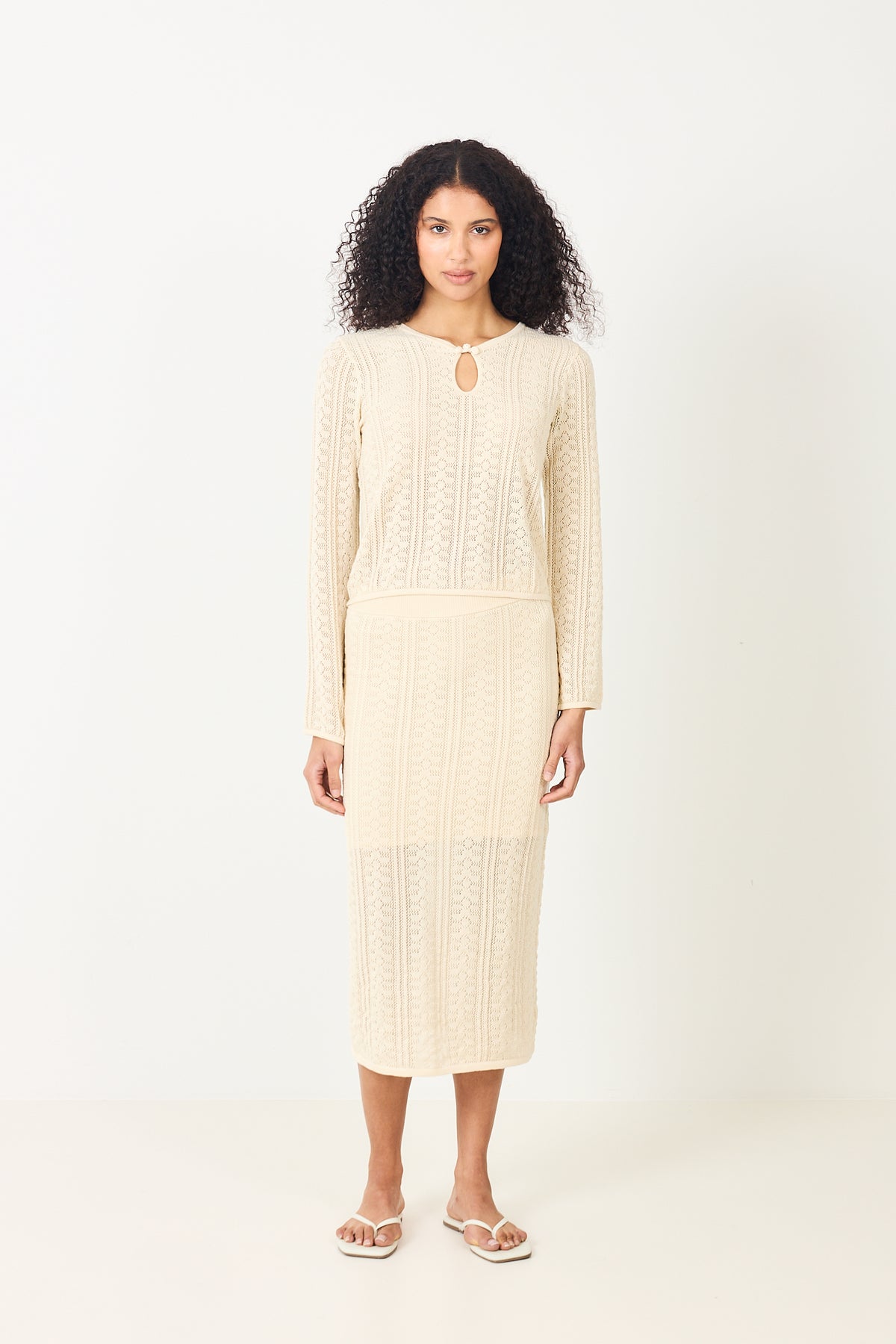 Celestina Hw Skirt - Bleached Sand