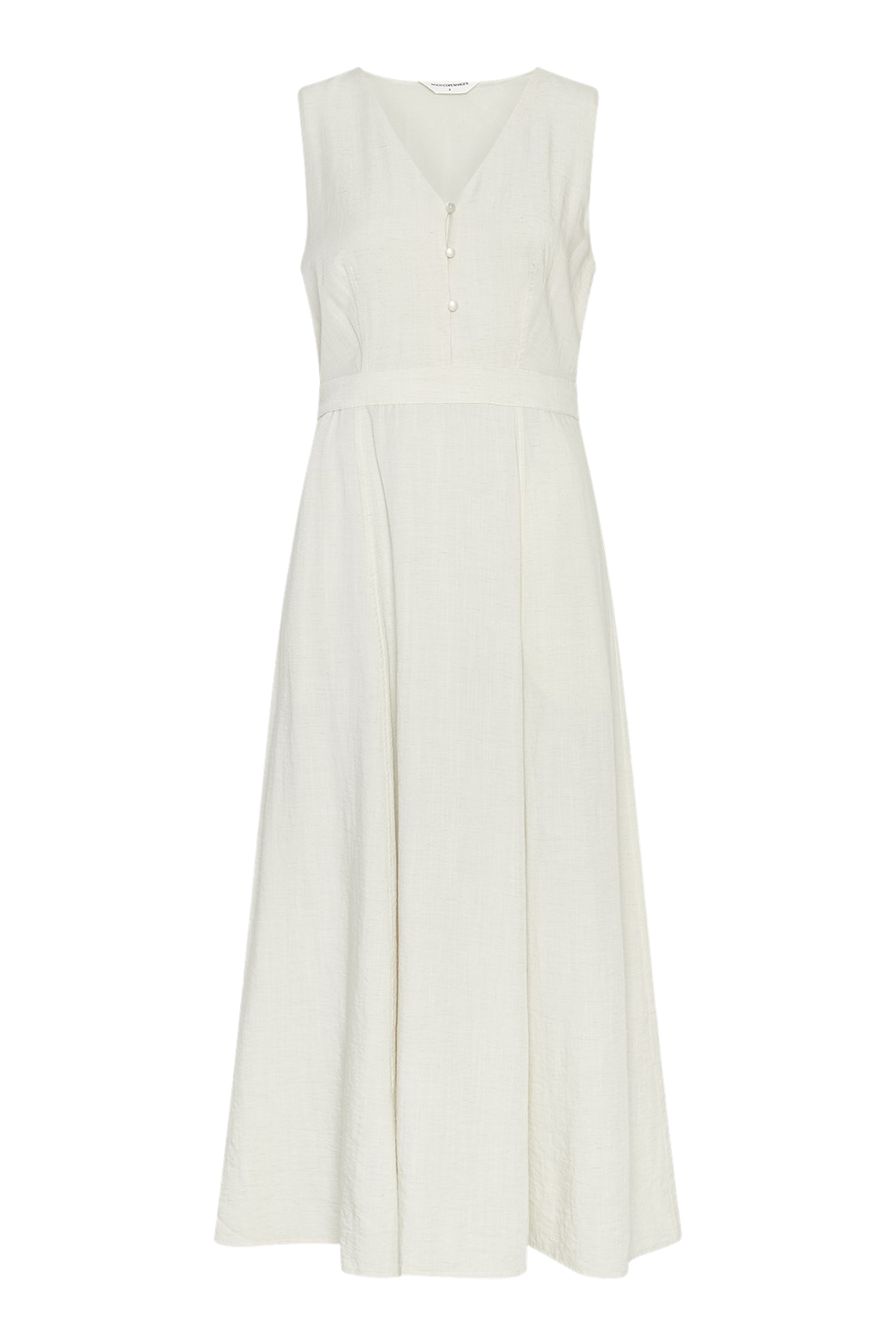 Daria Sl V Dress - Sand Melange