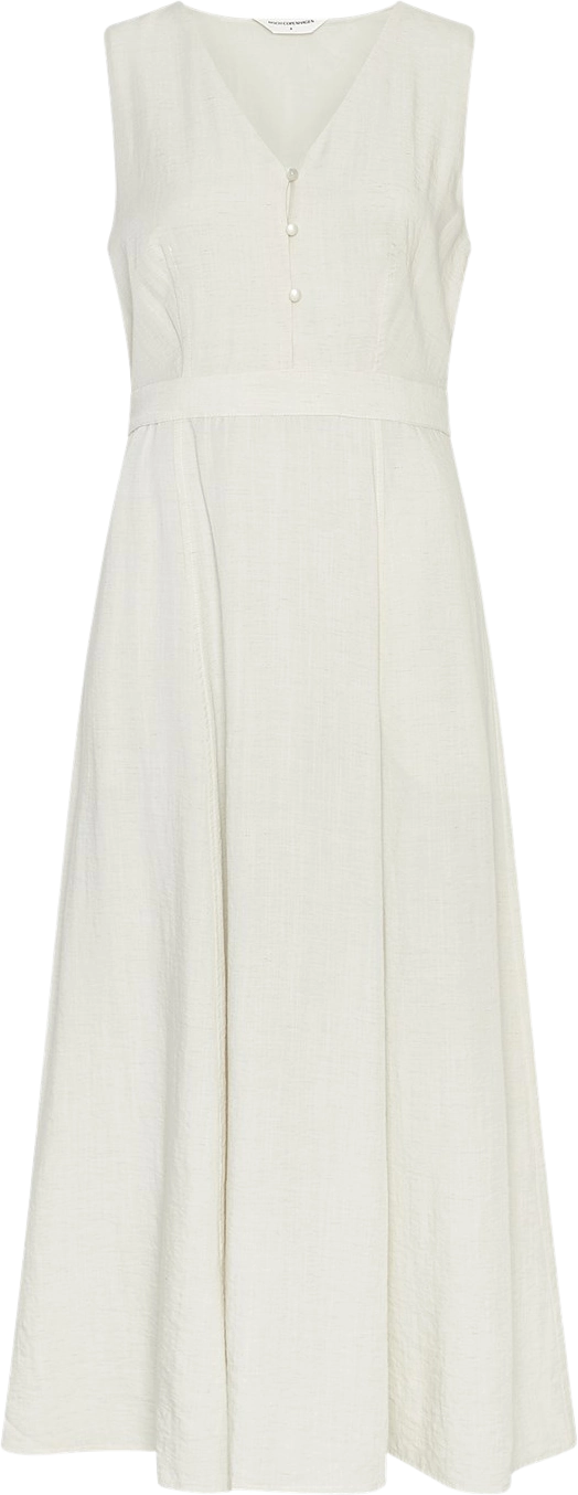 Daria Sl V Dress - Sand Melange
