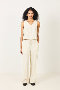 Daria Sl Shirt - Sand Melange