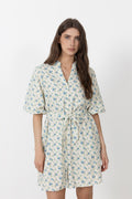Solfried 2/4 Dress Aop - Marina Flower