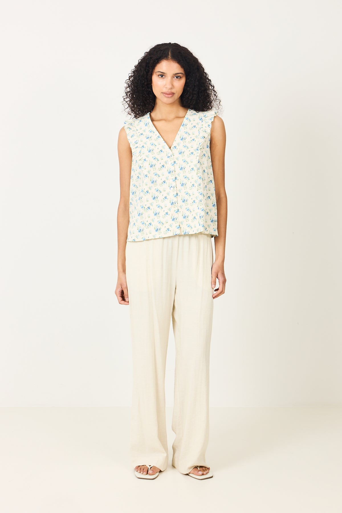 Solfried Ss Top Aop - Marina Flower