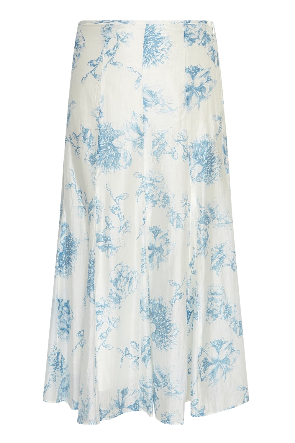 Evangelia Hw Skirt Aop - M Blue Flower