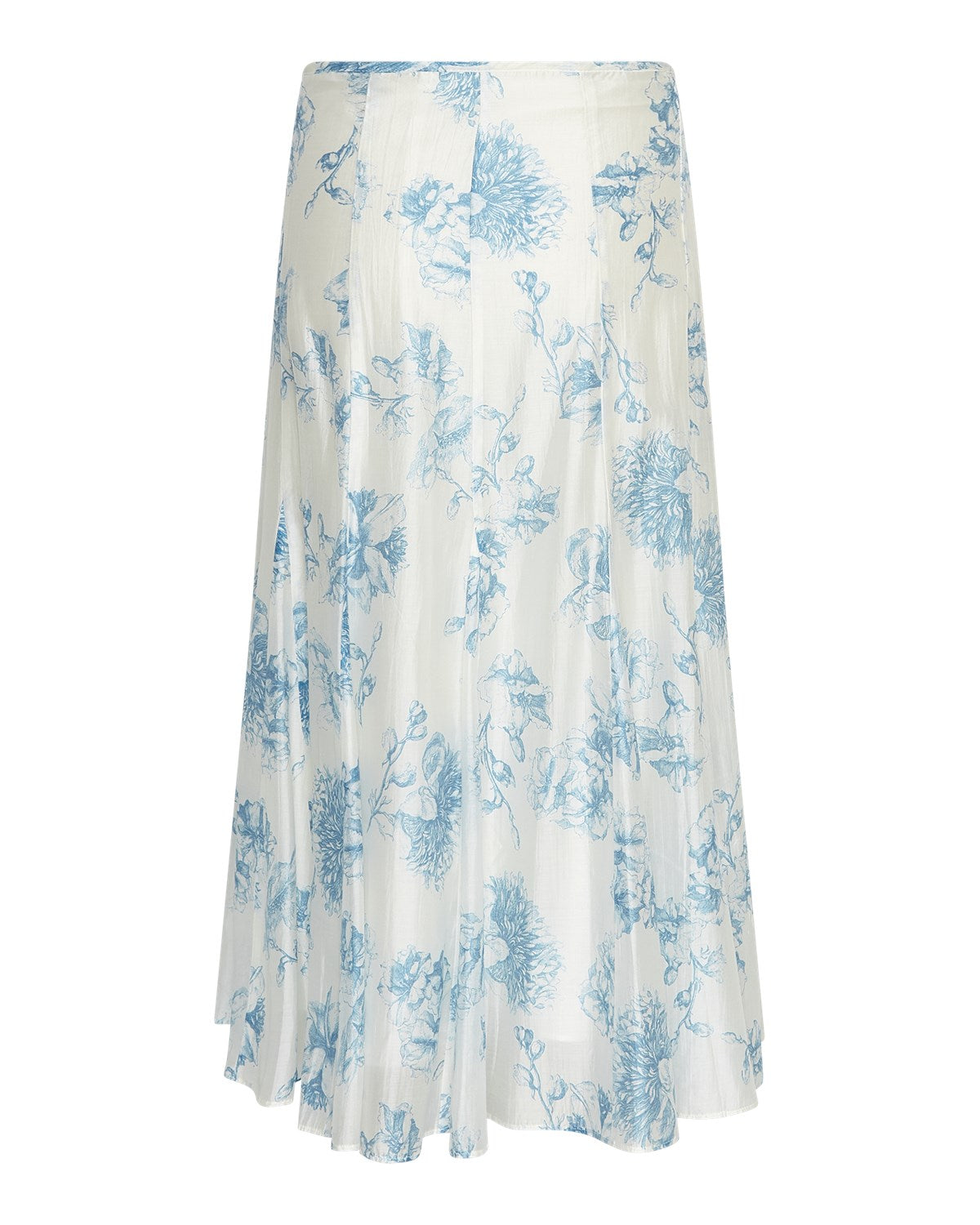 Evangelia Hw Skirt Aop - M Blue Flower