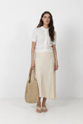 Bethanie Ullas Skirt - Bleached Sand