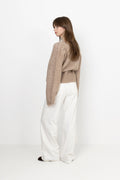 Malin Chunky Cardigan - Hazel Beige
