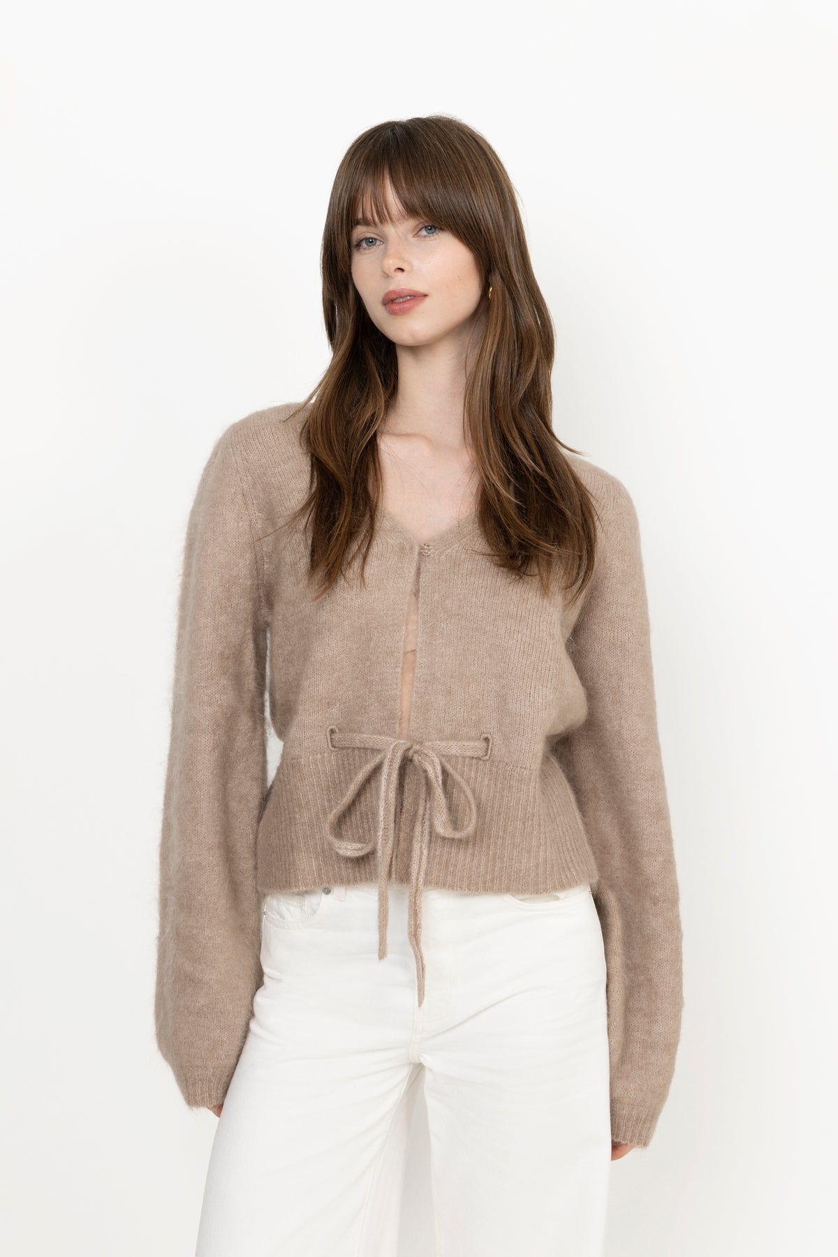 Malin Chunky Cardigan - Hazel Beige