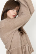 Malin Chunky Cardigan - Hazel Beige