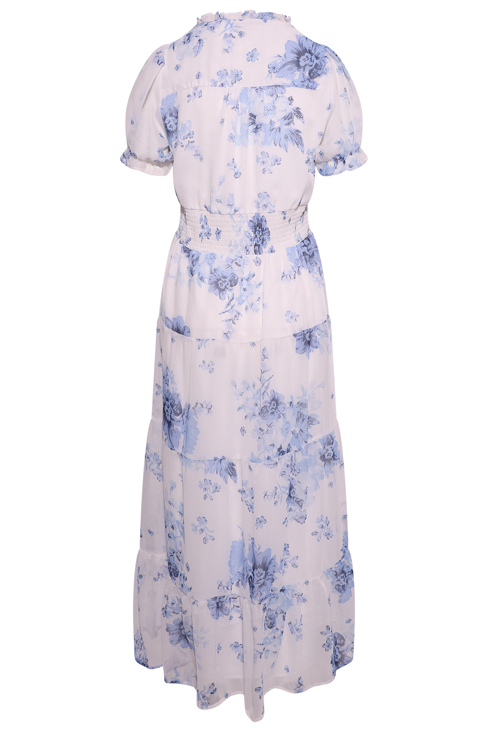 Kanza Flower Dress - Light Blue
