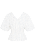 Sapura Embroidery Blouse - Off White