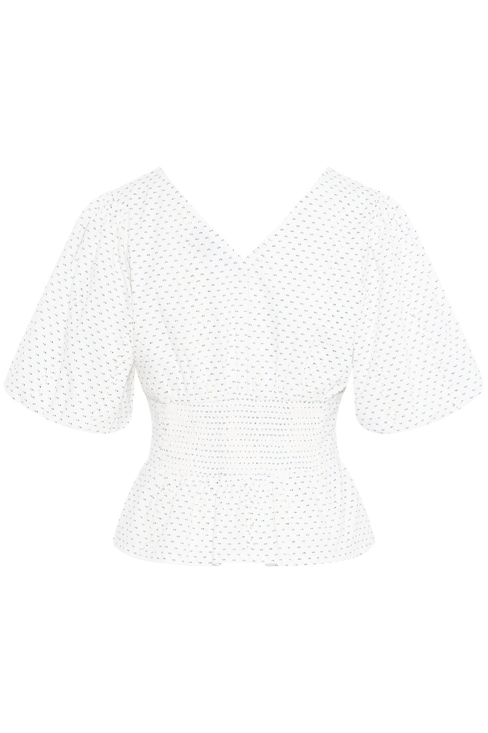 Sapura Embroidery Blouse - Off White