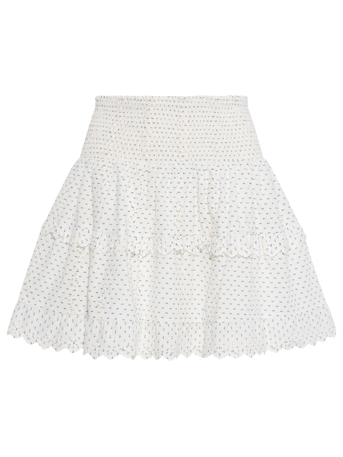 Lando Embroidery Skirt - Off White