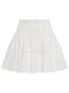 Lando Embroidery Skirt - Off White