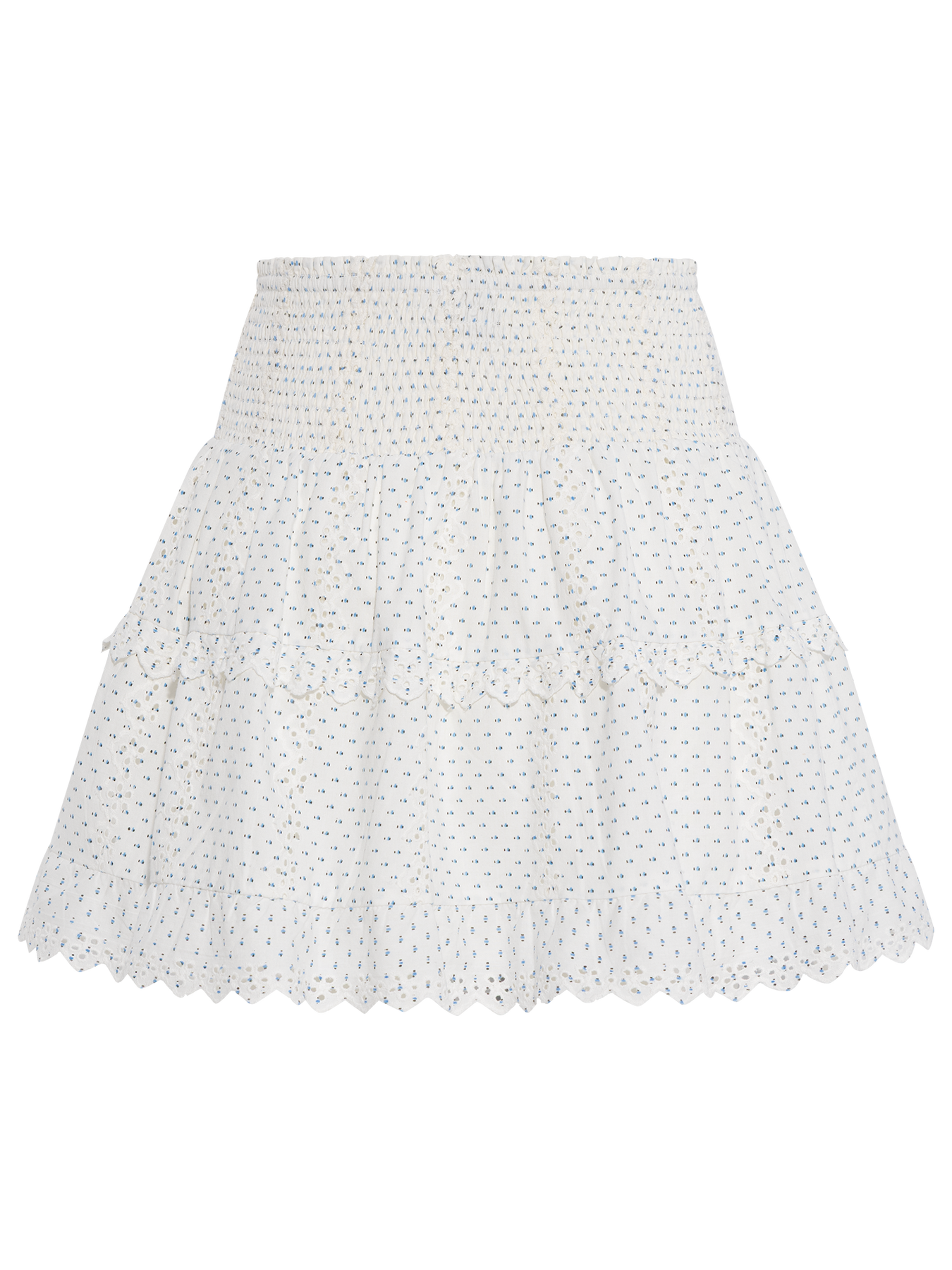 Lando Embroidery Skirt - Off White