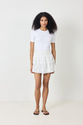 Lando Embroidery Skirt - Off White