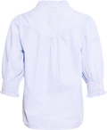 Diana Mini Stripe Blouse - Blue