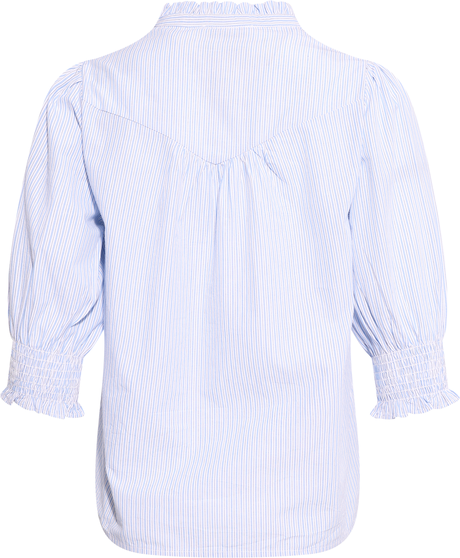 Diana Mini Stripe Blouse - Blue