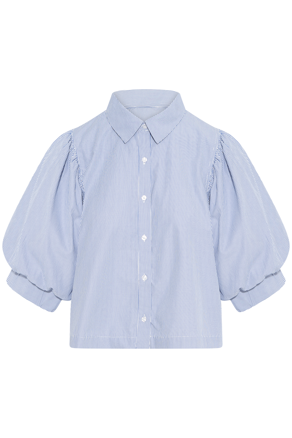 Etta Striped Shirt - Light Blue