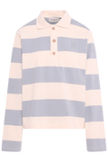 Isabelle Block Polo Jumper - Blue