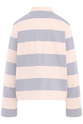 Isabelle Block Polo Jumper - Blue