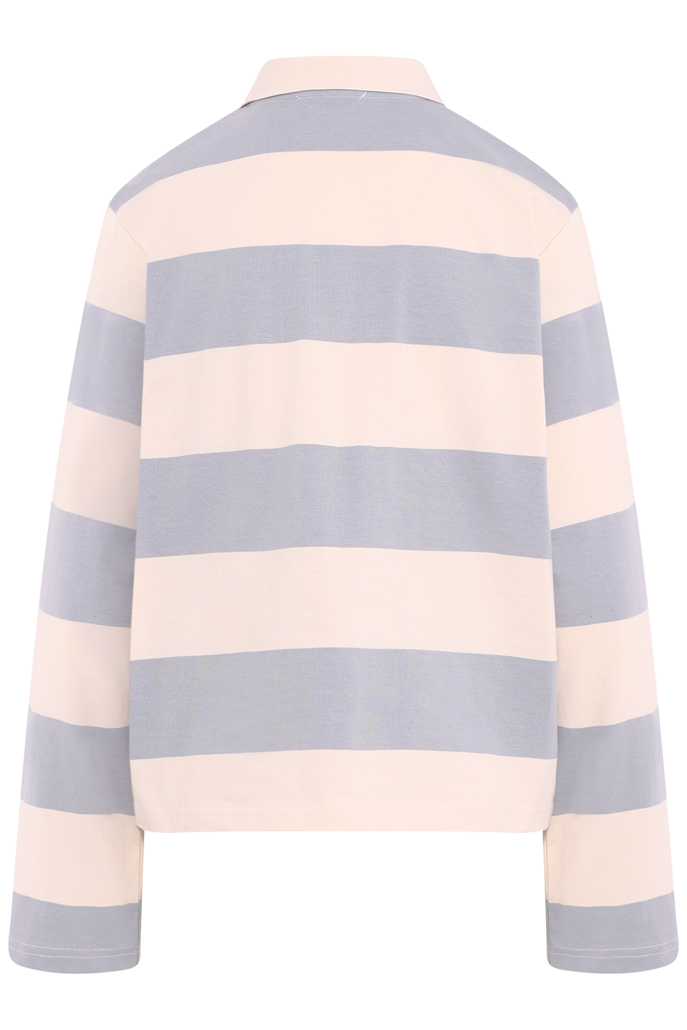 Isabelle Block Polo Jumper - Blue