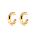 Medium Chunky Hoops - Gold