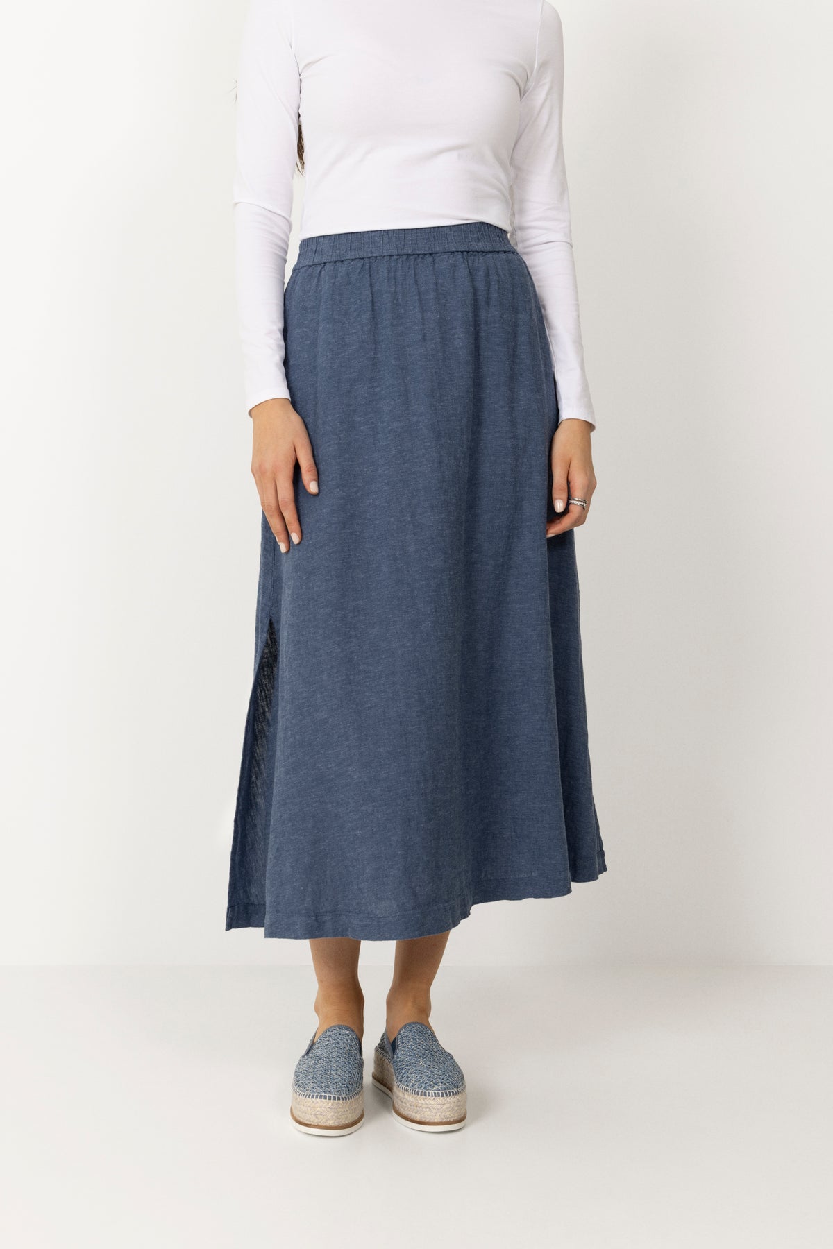 Pennie Ginia Hw Skirt - V Indigo Mel