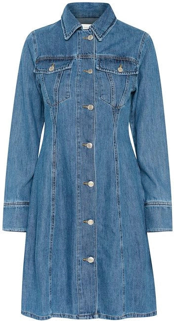SophinaIW Short Dress - Washed Denim