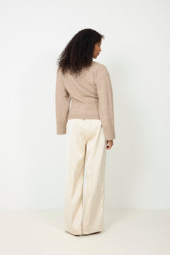Lenyx Knit Cardigan - Sand Melange