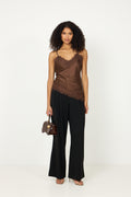 N-Minne Blouse - Chocolate