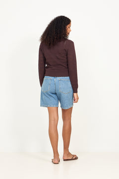 N-Margrit Knit Cardigan - Mahogany