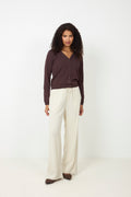 N-Marg Knit Cardigan - Chocolate